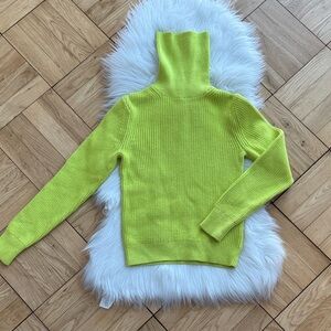 MK Lime Turtleneck Sweater